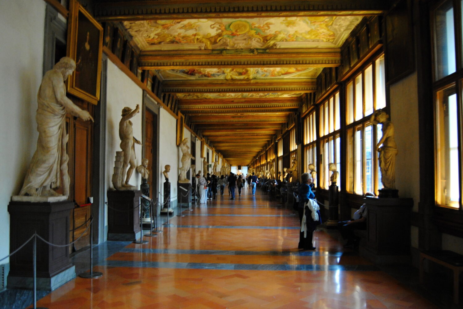 galerie uffizi florencie italie