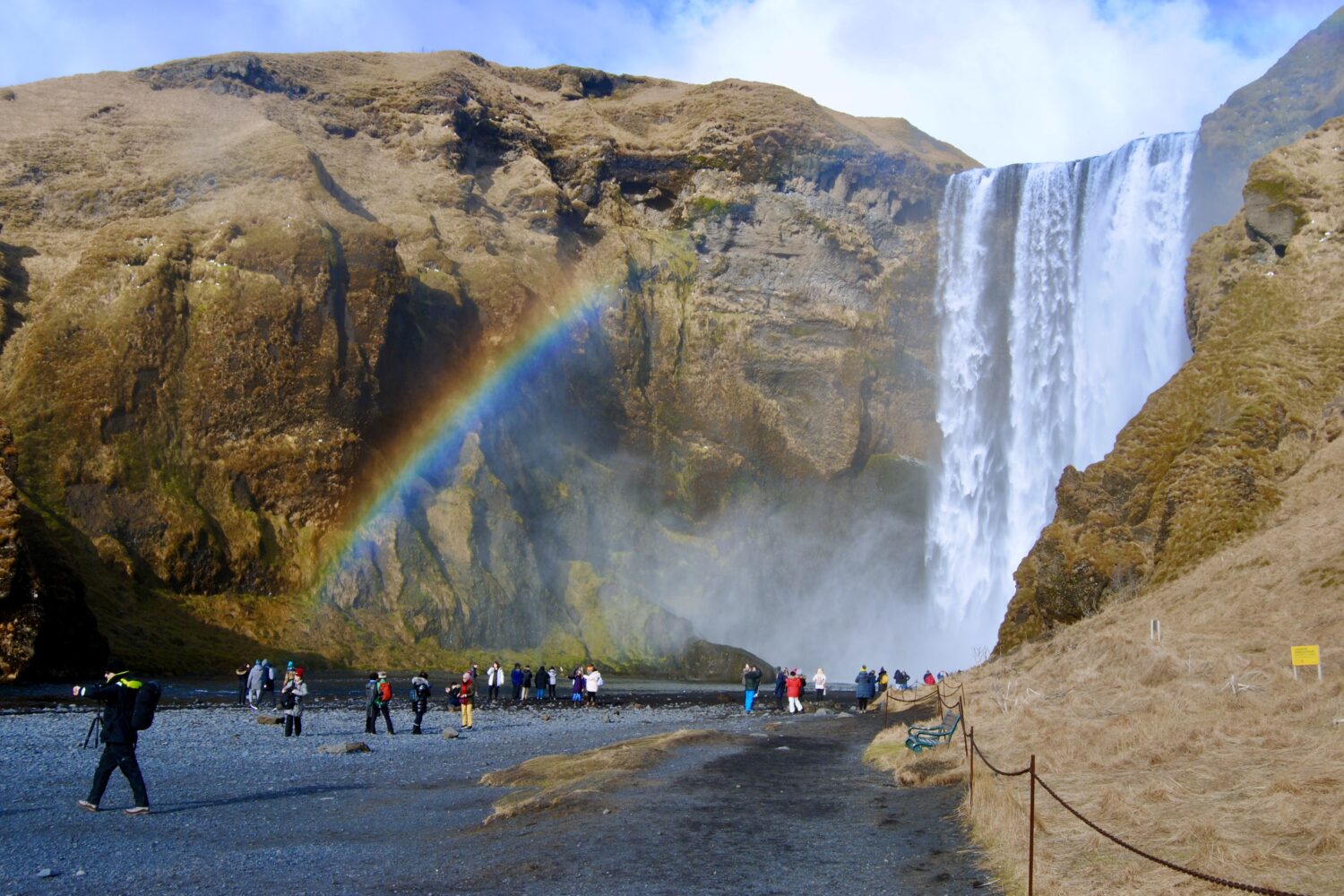 Vodopád Skógafoss island