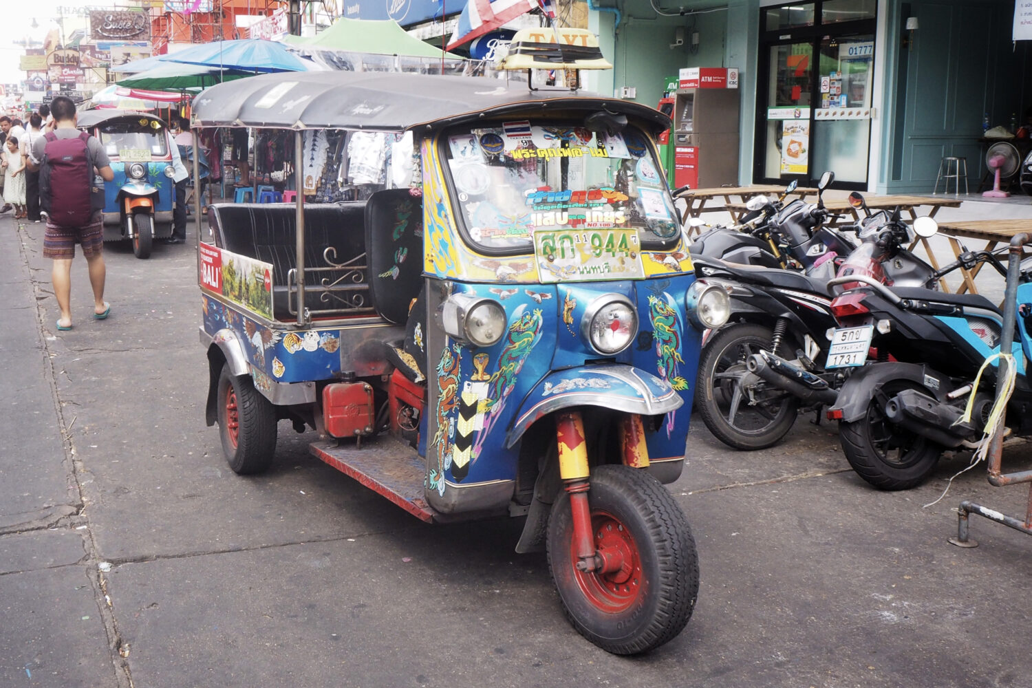 tuktuk bangkok thajsko